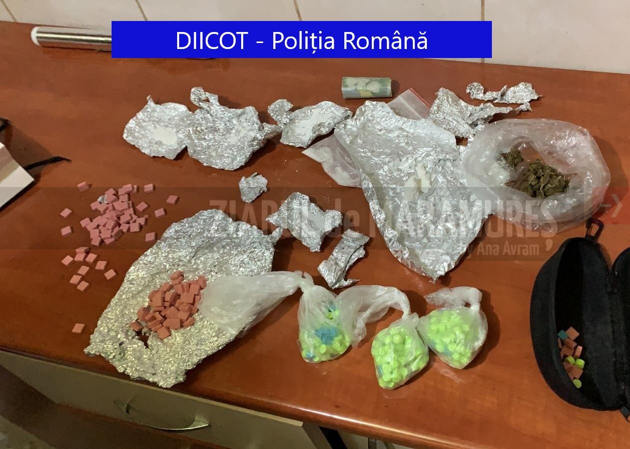 Baia Mare: 500 gr de MDMA găsite de DIICOT în locuința unui traficant de droguri