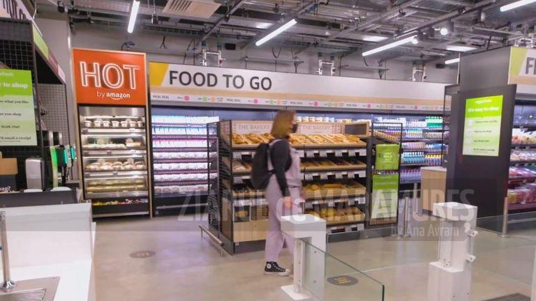 Amazon a deschis la Londra un supermarket ”fără contact” și fără case de marcat