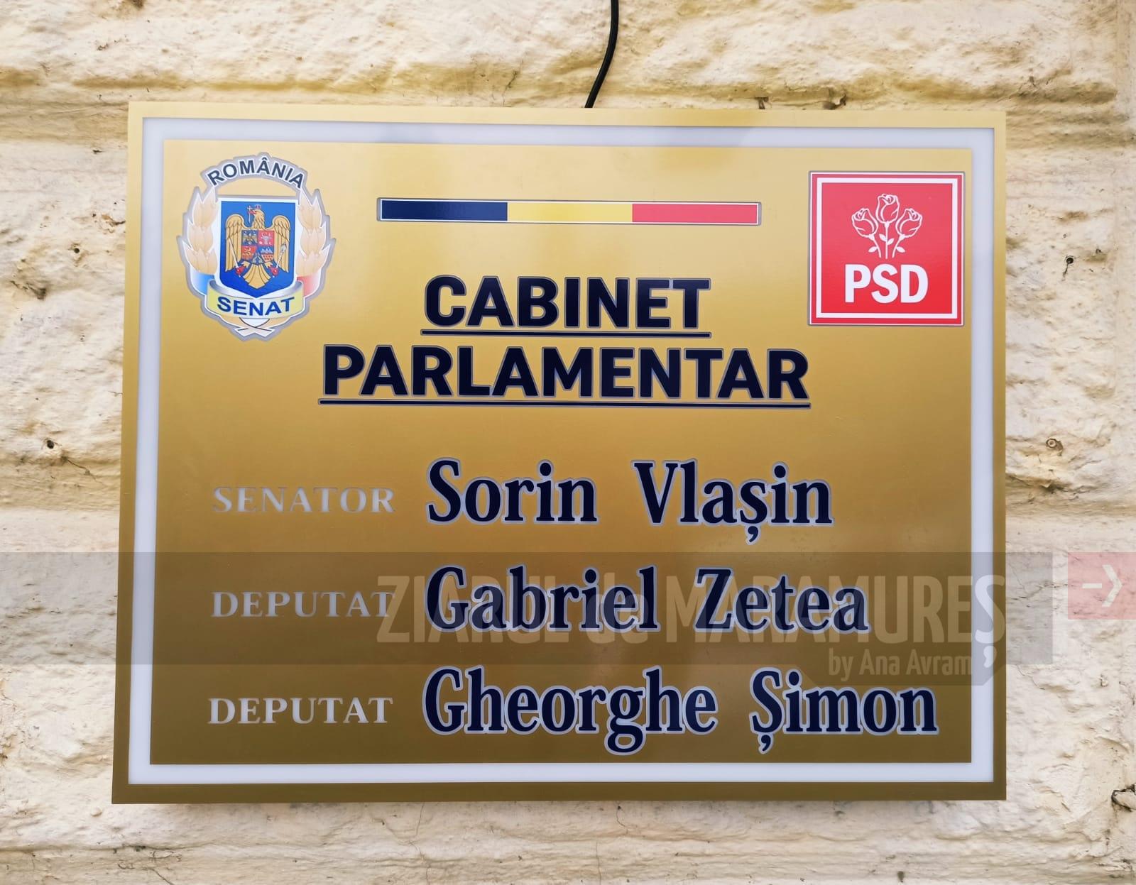 Cabinet parlamentar PSD deschis în Sighetu Marmației