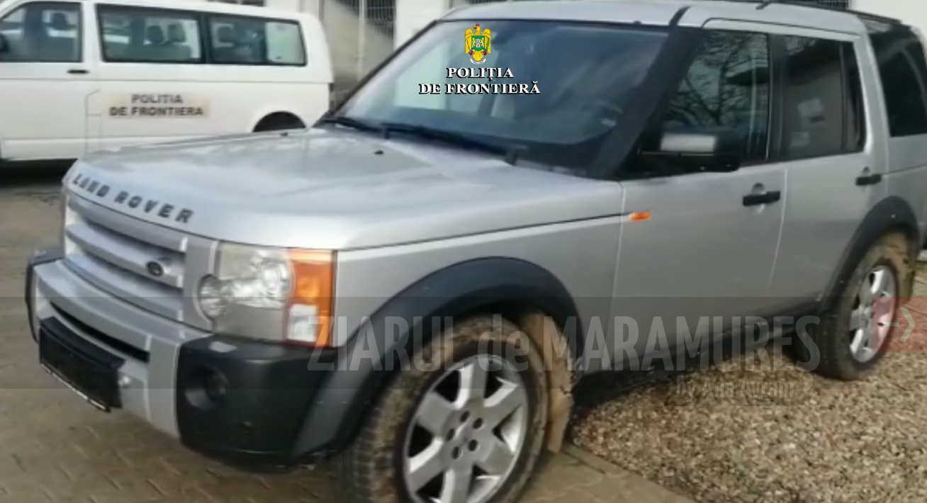Land Rover ”săltat” de polițiștii de frontieră din Negrești. Mașina a fost folosită în activități de contrabandă