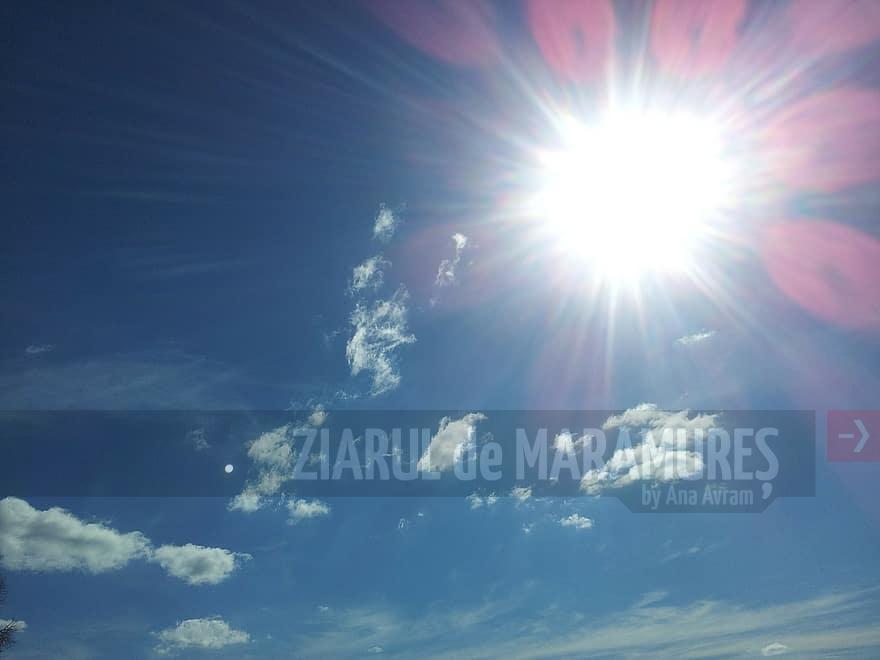 33 grade C, maxima zilei de joi, 3 august, în Maramureș