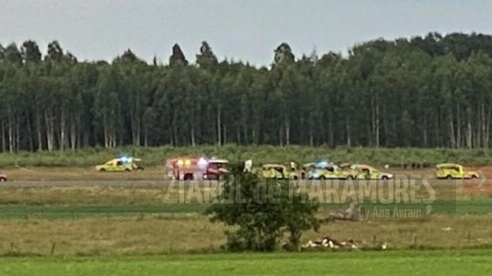 Suedia-Mai mulți morți în urma prăbușirii unui avion la scurt timp după decolare