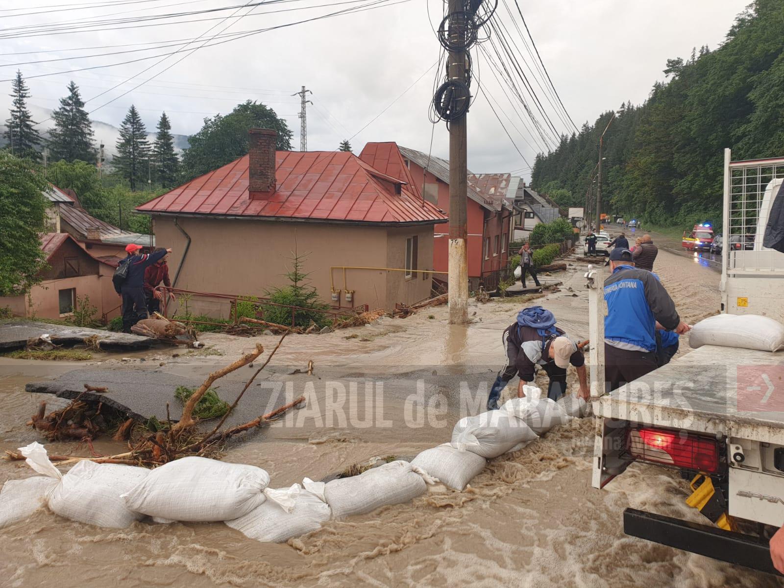 (FOTO)Inundații în mai multe localități din țară. IGSU vine cu un apel în fața populației