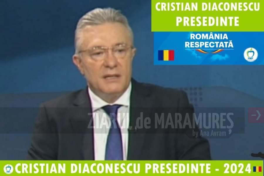 Președintele PMP, Cristian Diaconescu vine în Maramureș