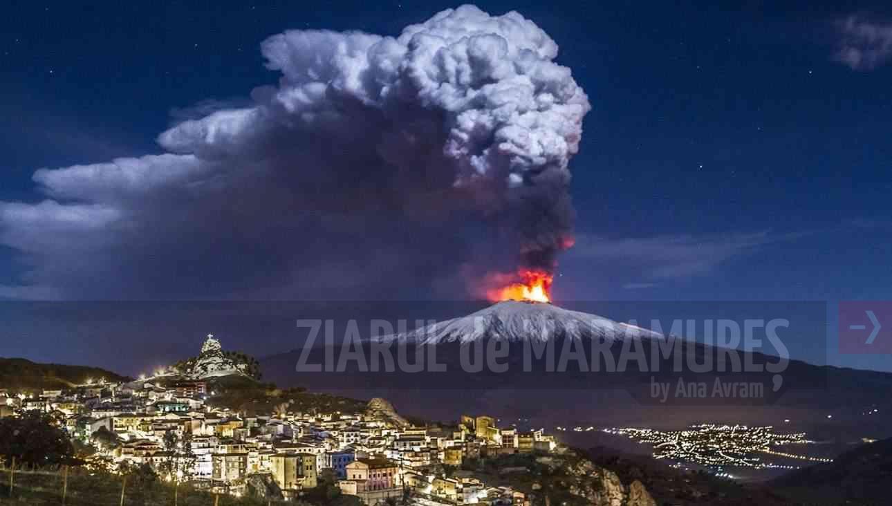 Italia: Etna a câștigat câțiva metri în înălțime. În prezent măsoară 3.357 m