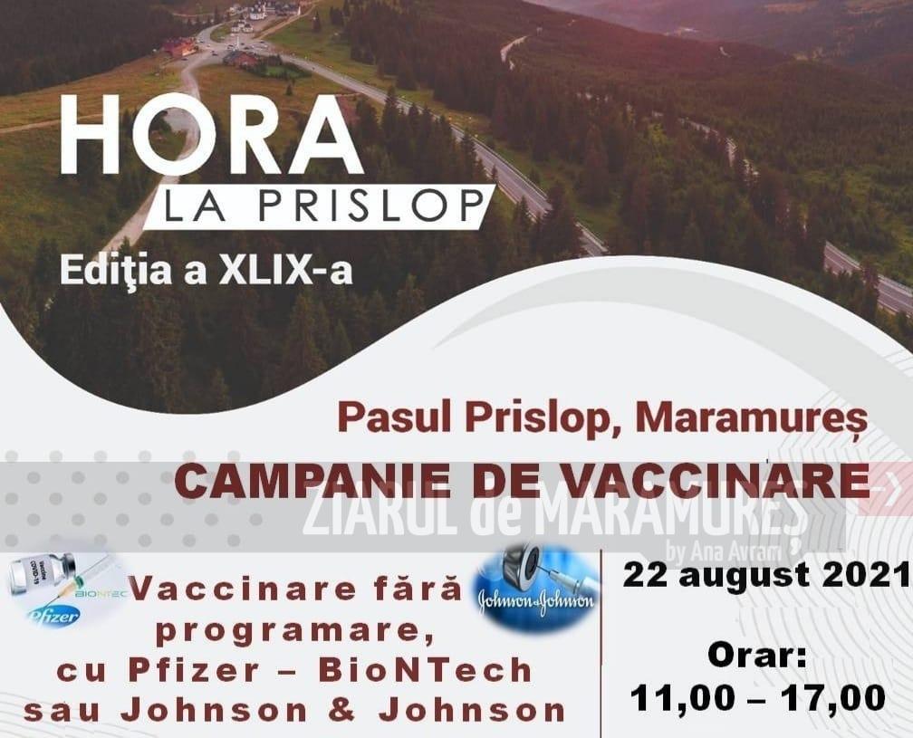 Campanie de vaccinare în cadrul evenimentului ”Hora la Prislop”
