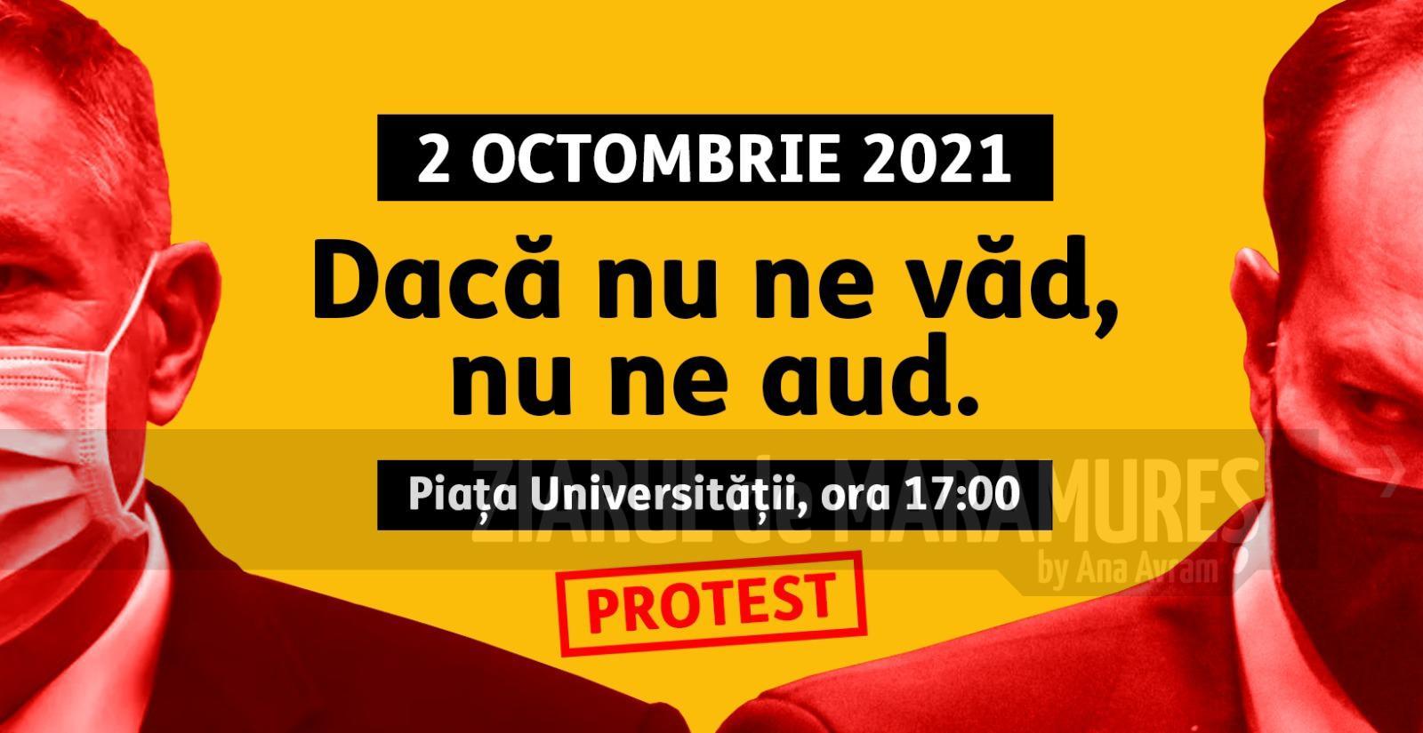 Maramureșenii de AUR vor fi prezenți într-un număr mare la protestul din 2 octombrie din Capitală. CARTEL Alfa-29 septembrie, în fața Prefecturii Maramureș