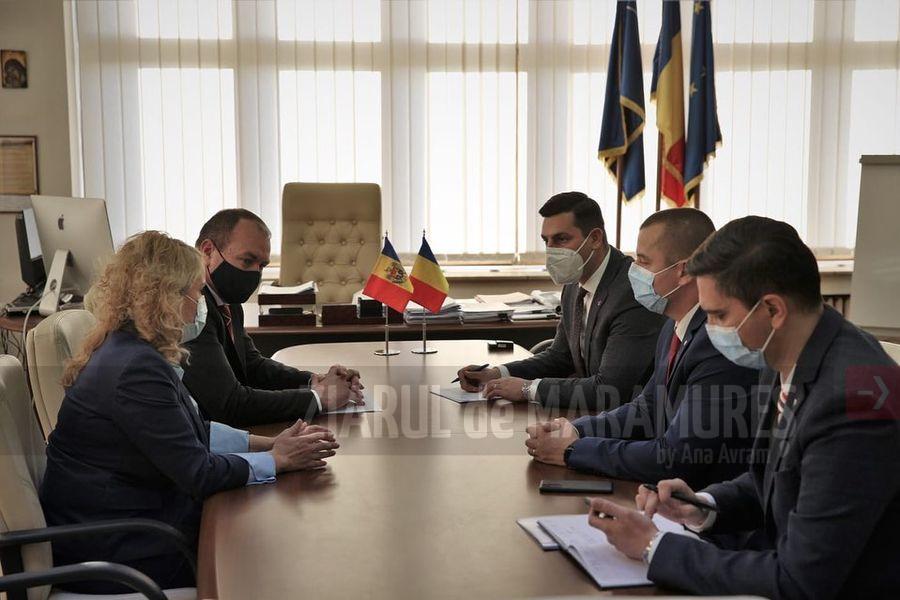 Iurie Levinschi, președintele Consiliului Raional Hîncești a făcut o vizită de lucru președintelui Ionel Bogdan