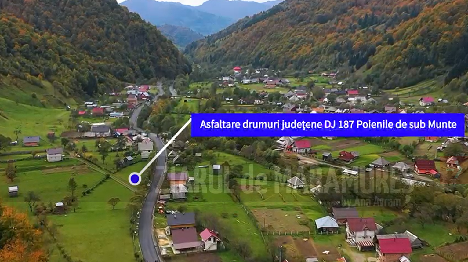 VIDEO-42 km de drumuri reabilitate în județul Maramureș, în acest an