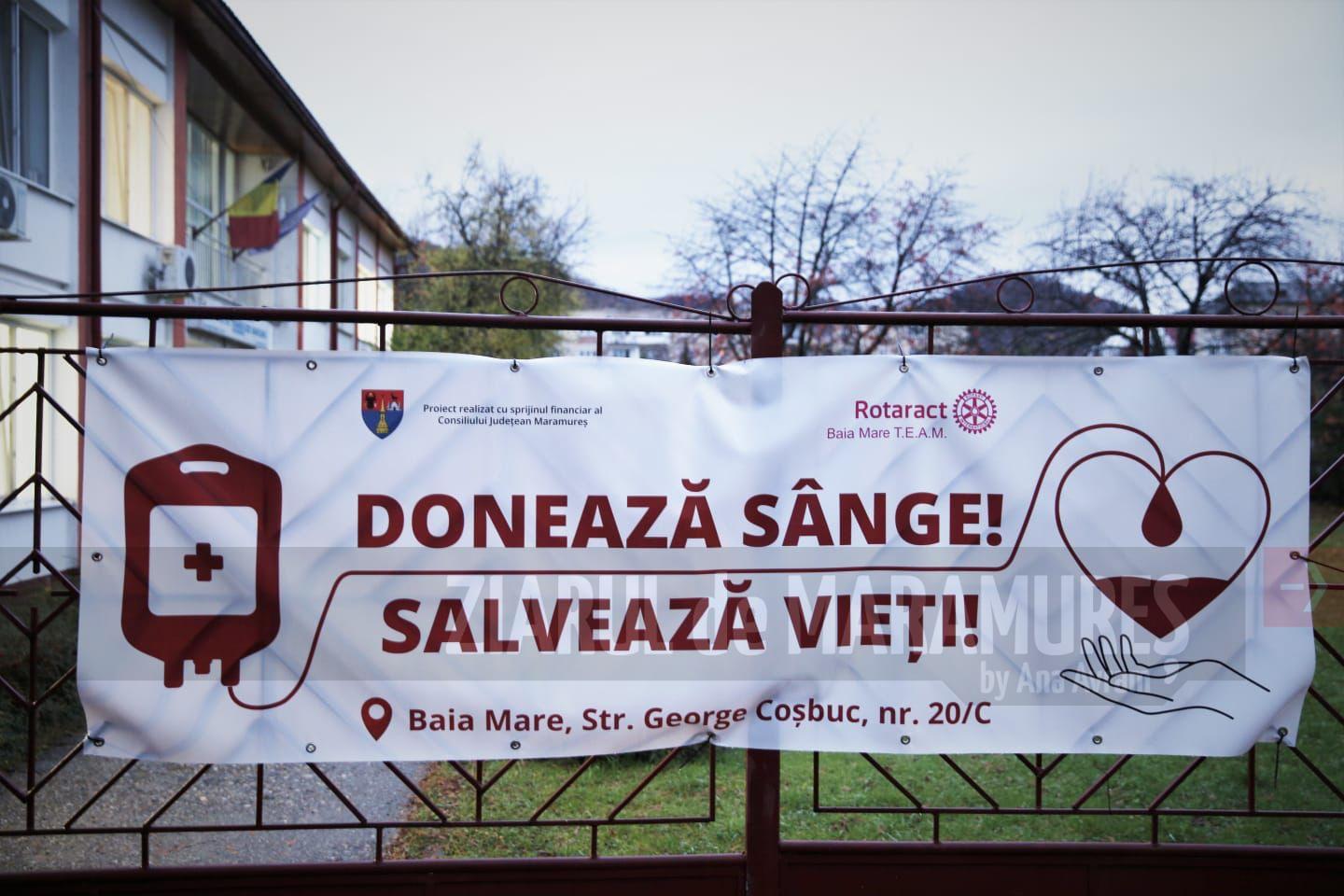 Angajații CJ Maramureș au trecut vineri pragul Centrului de Transfuzie Sanguină din Baia Mare