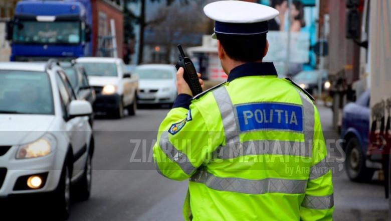 24 de permise reținute și peste 170 de autovehicule verificate de polițiștii Serviciului Rutier Maramureș