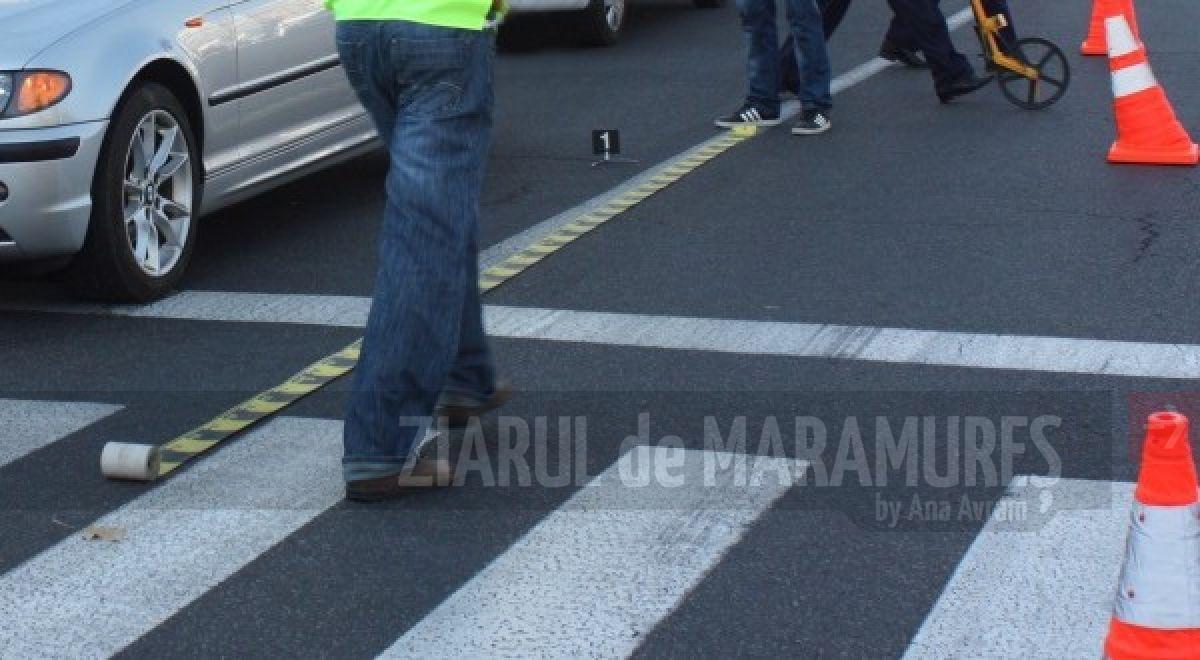 Elevă accidentată de un autoturism în Piața Eroilor din Târgu Lăpuș