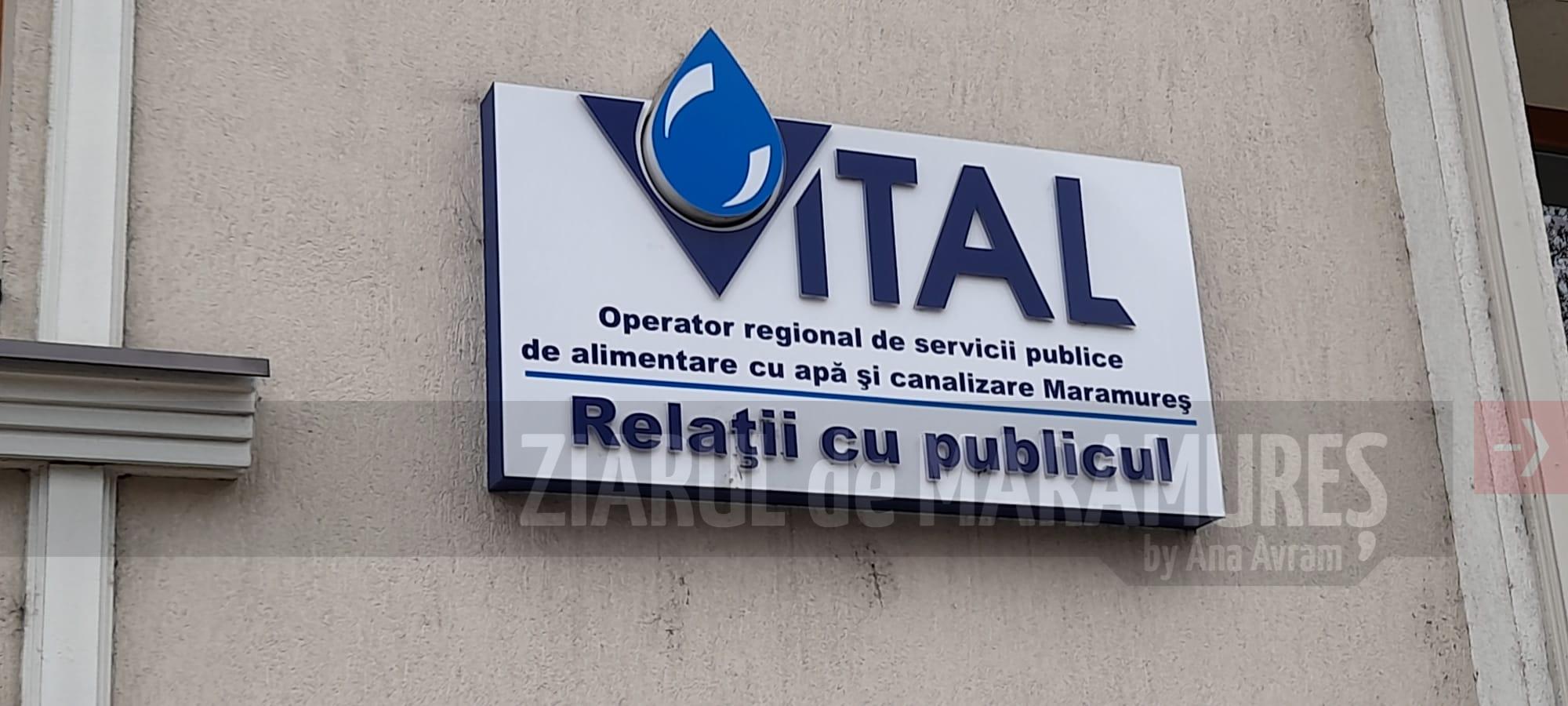Agenția SC VITAL Târgu Lăpuș. Program în furnizarea apei potabile/presiune redusă la apa potabilă