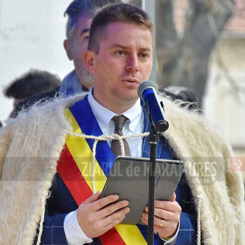 Alin Sebastian Bîrda, primar: La mulți ani, România! La mulți ani, Baia Sprie!
