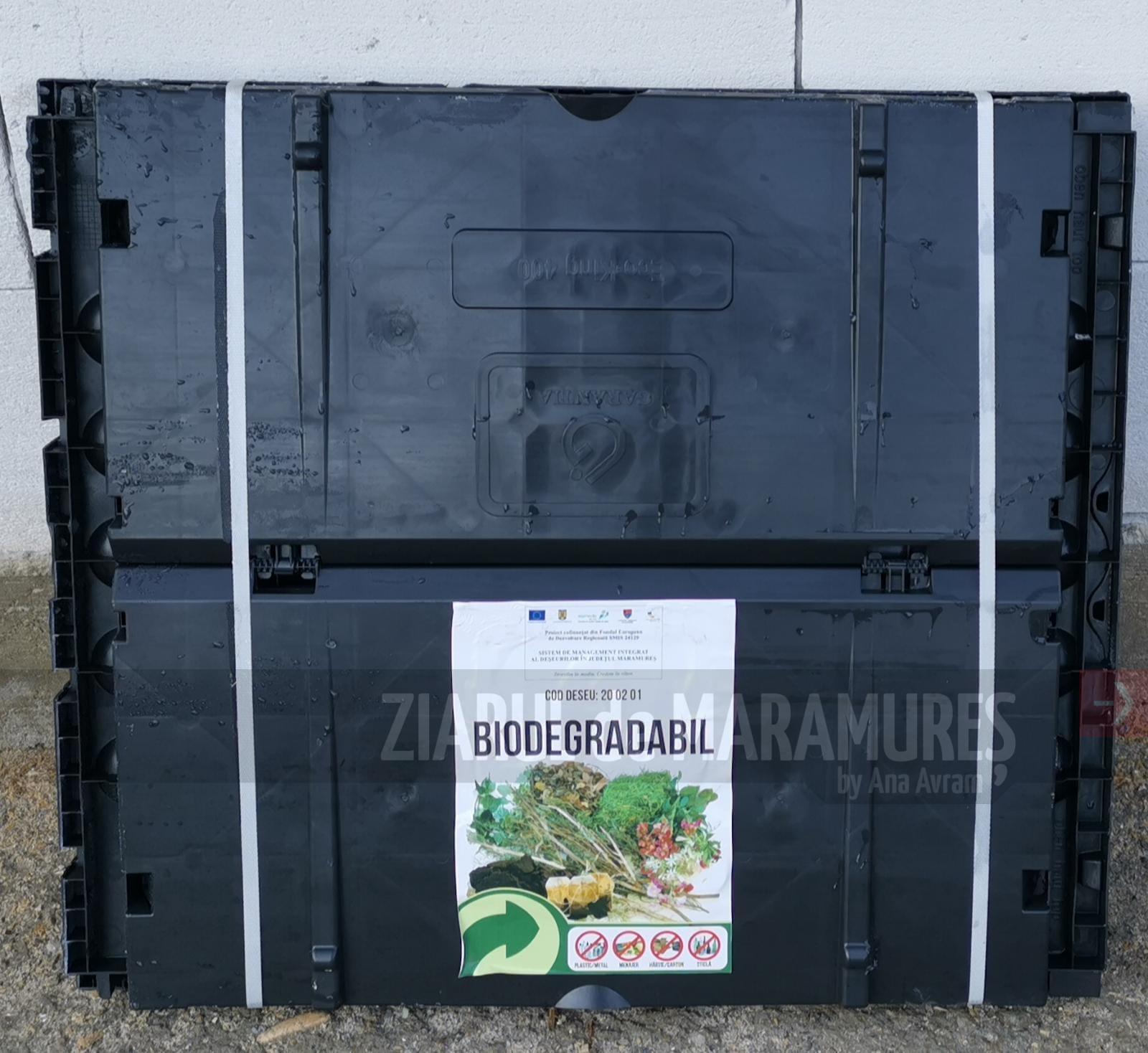 ANUNȚ, Primăria Baia Sprie-Lăzile de compost pot fi ridicate de la Direcția de Lucrări Publice