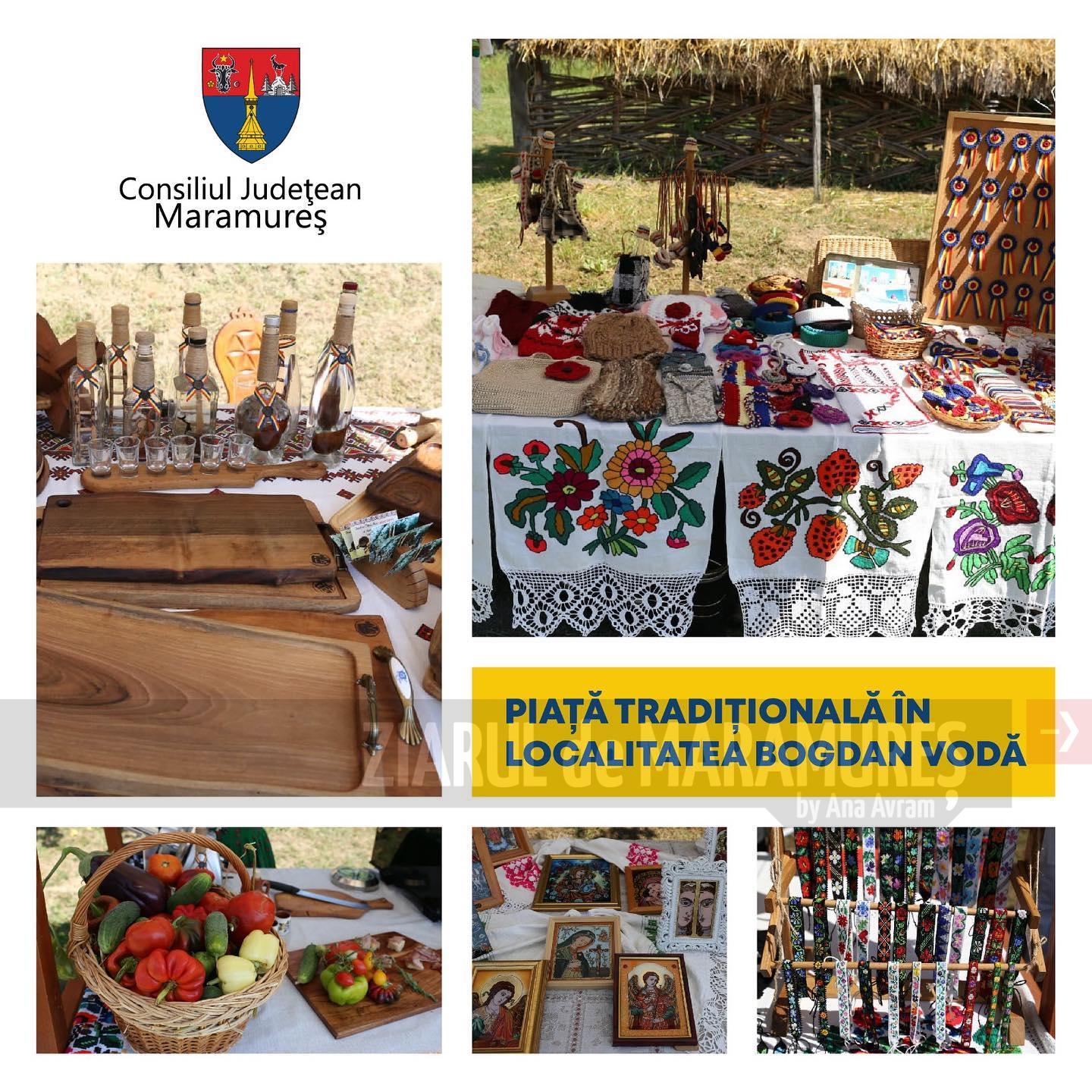 CJ Maramureș: Parteneriat pentru realizarea unei piețe tradiționale în localitatea Bogdan Vodă