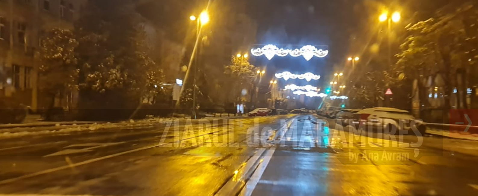 30 de utilaje de deszăpezire au acționat în cursul nopții trecute pe raza municipiului Baia Mare