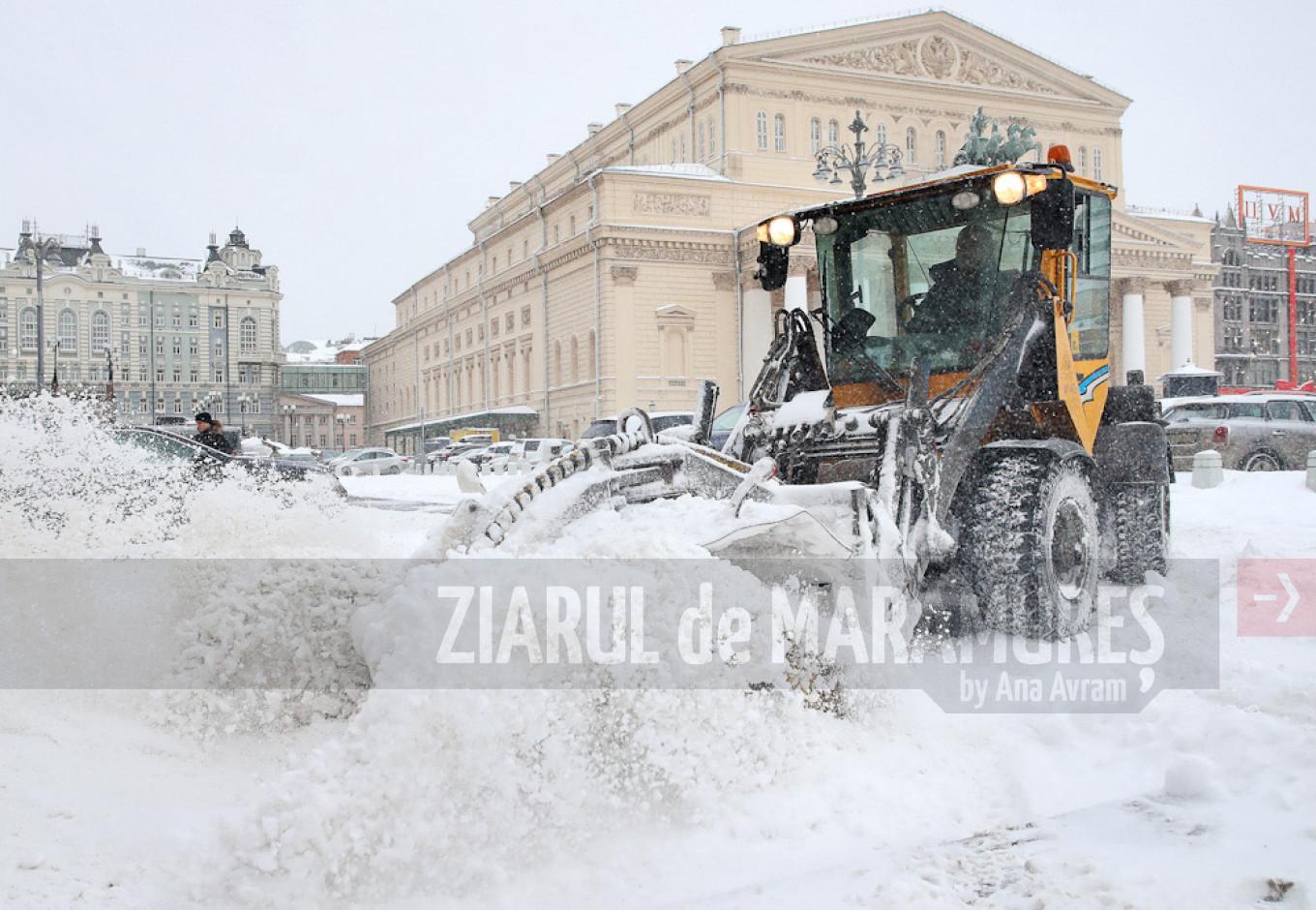 Rusia: Moscova se confruntă cu cele mai abundente ninsori din ultimii 72 de ani