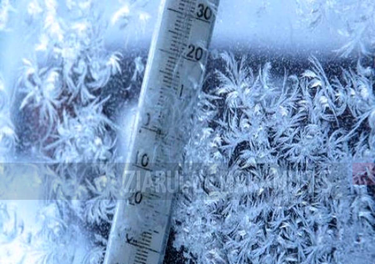 Precipitații mixte, la noapte. 78 cm stratul de zăpadă în Cavnic și 40 cm în Poiana Borșa
