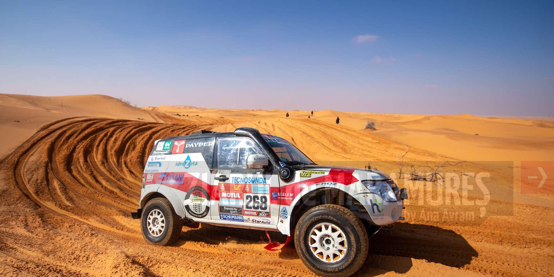 AUTO: Echipajele românești clasate pe locurile 64 și 65 în etapa a cincea a Raliului Dakar 2022