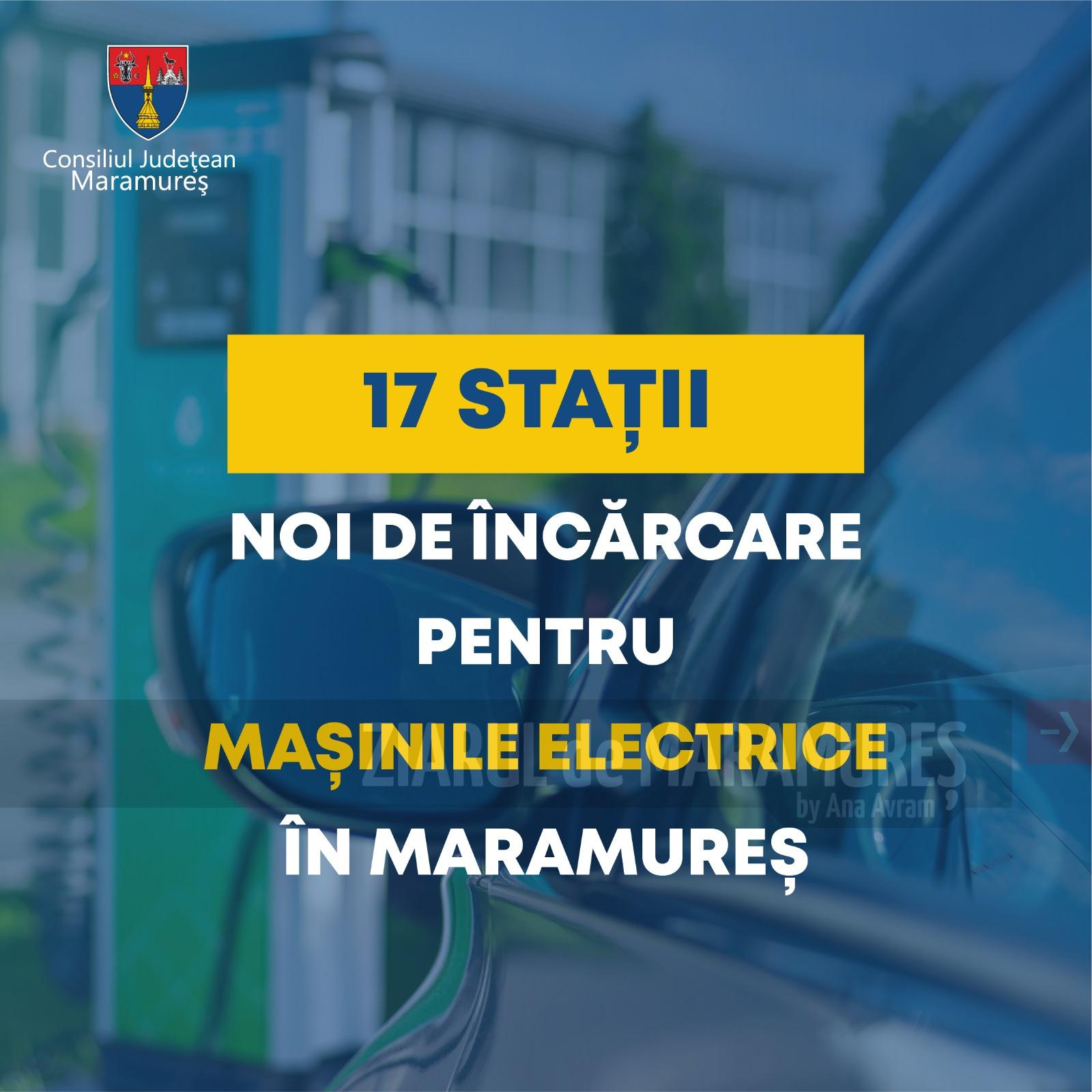 Ionel Bogdan: Construim 17 stații noi de încărcare a vehiculelor electrice în județul Maramureș