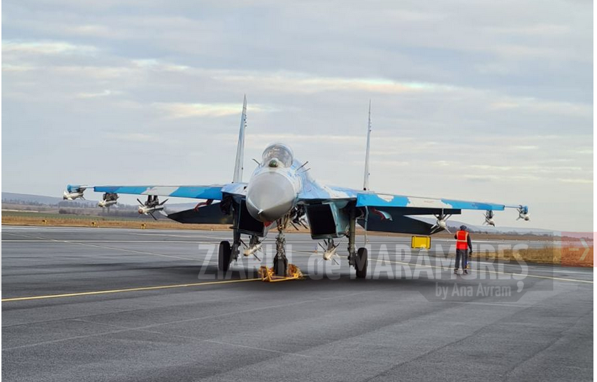 Aeronavă ucraineană escortată pentru aterizare imediată la Baza 95 Aeriană Bacău
