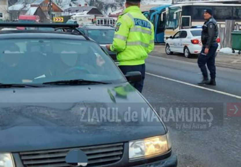 Maramureș: 150 de șoferi verificați pe DN 18 și 101 amenzi aplicate de polițiști