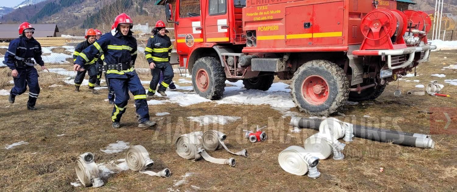 ISU Maramureș: Au început concursurile serviciilor voluntare pentru situații de urgență