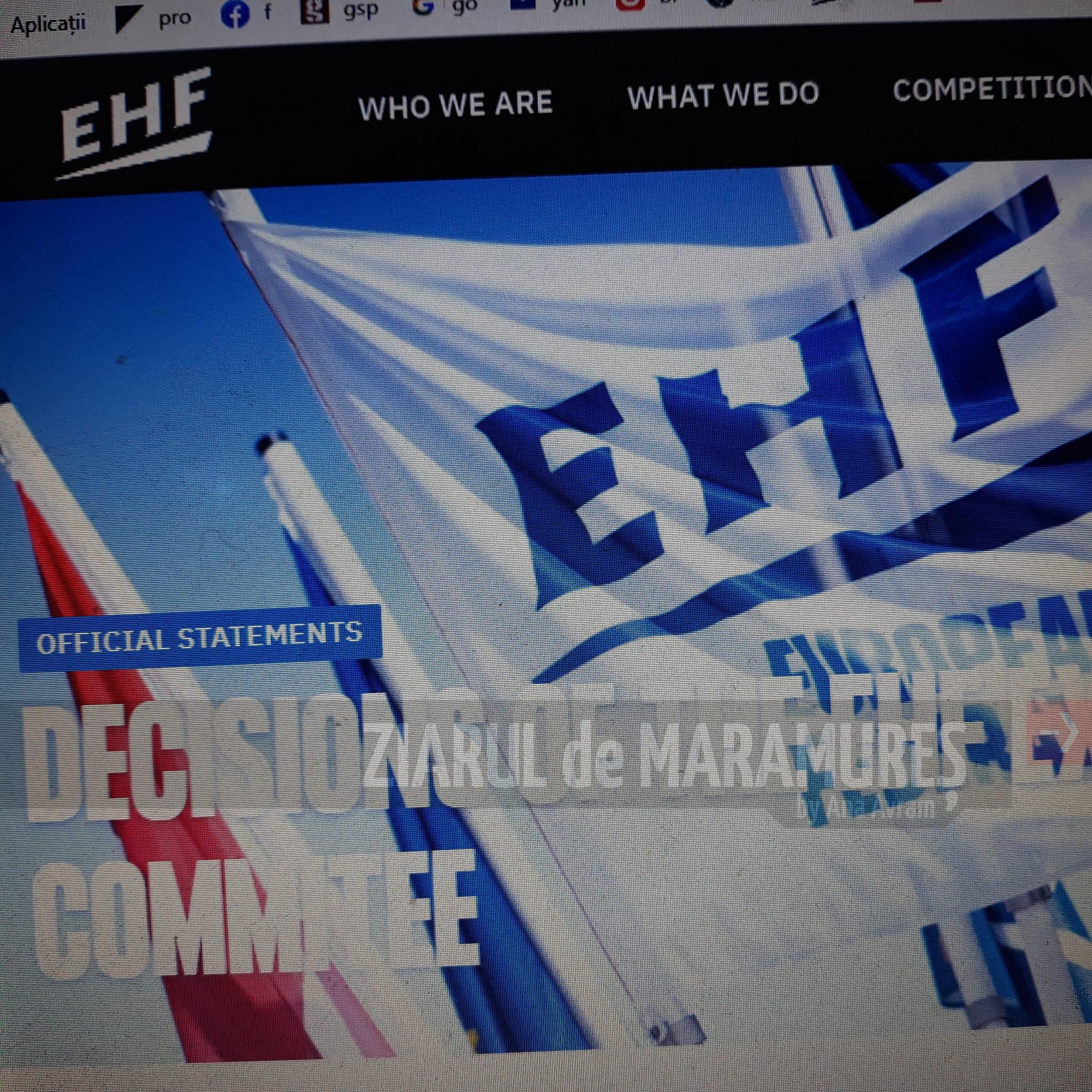 CE EHF: Cluburile din Rusia și Belarus sunt suspendate până la noi ordine