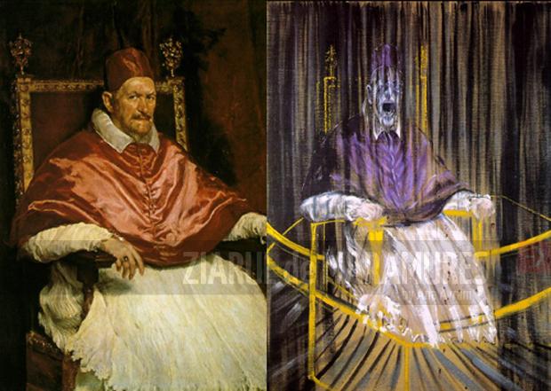 Un tablou al pictorului Francis Bacon, ce prezintă un papă care ţipă, expus pentru prima dată în public