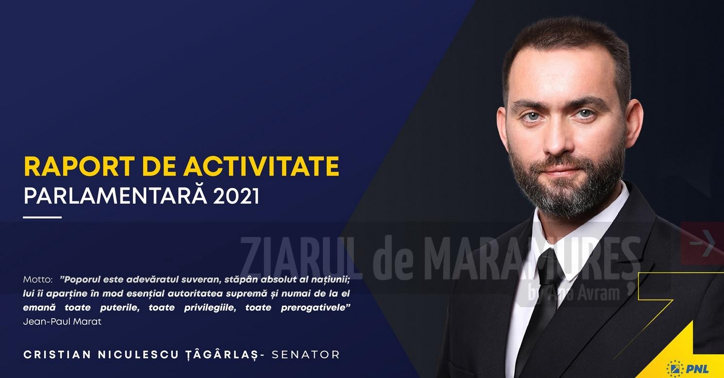 Cristian Niculescu Țâgârlaș: ”Cei 20 de ani de experiența în avocatură și politică, sunt argumente pozitive în activitatea mea ca senator al României”