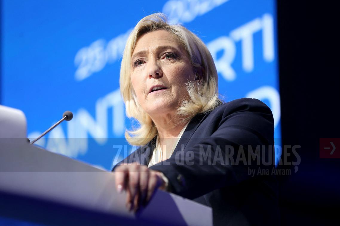 Marine Le Pen îl acuză pe Emmanuel Macron că este cel mai extremist președinte al Franței