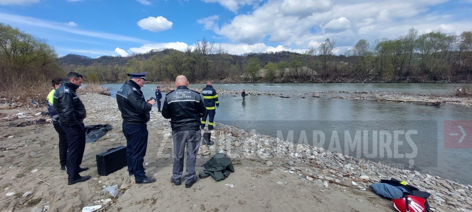 VIDEO-Cadavru descoperit în albia râului Tisa de polițiștii de frontieră sigheteni