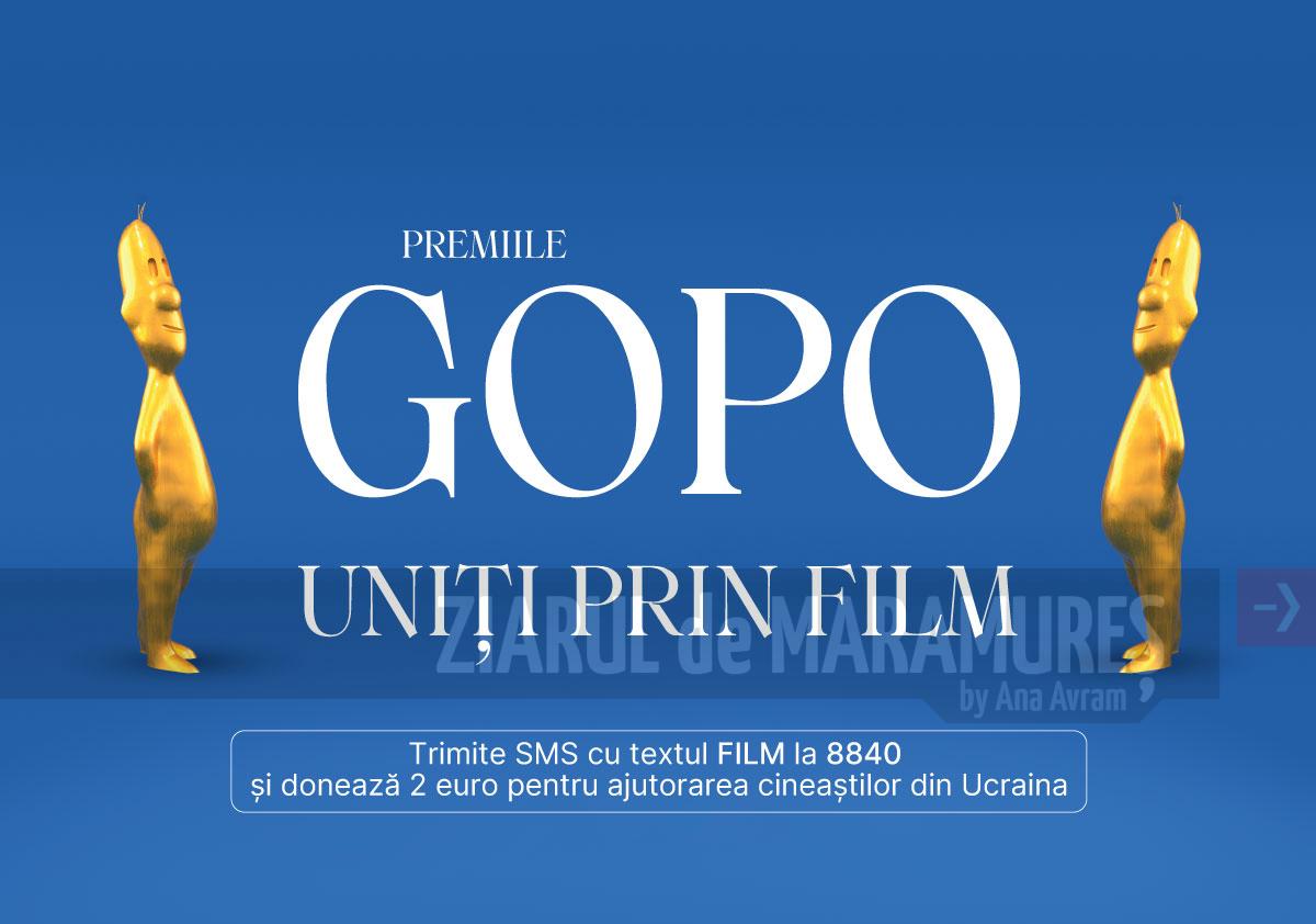 Premiile Gopo 2022: UNIȚI PRIN FILM. O campanie de ajutorare a cineaștilor din Ucraina