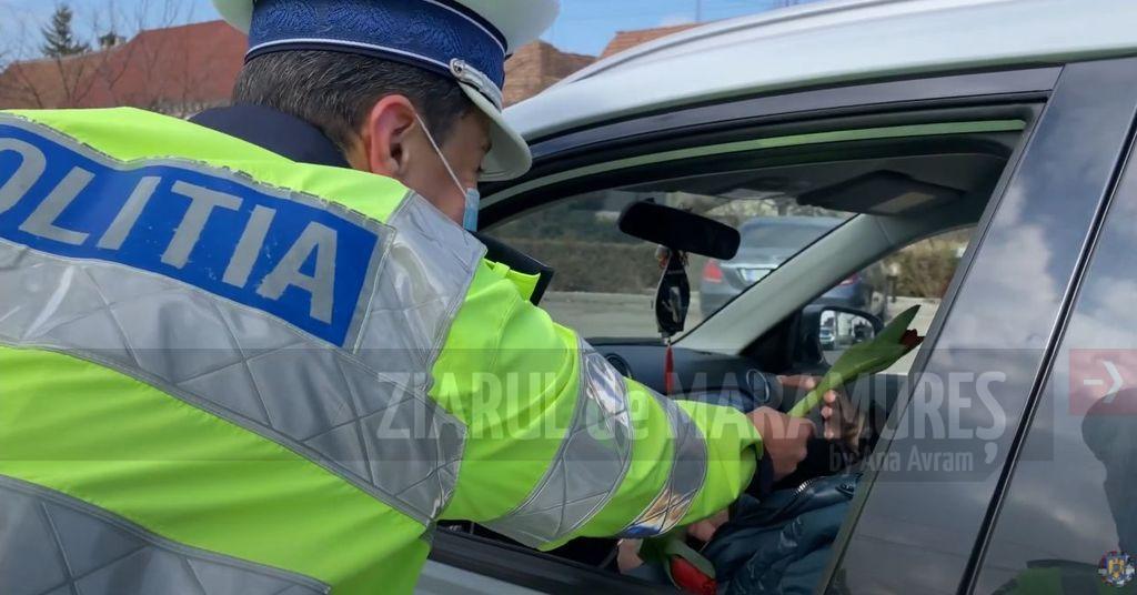 Șofer incoerent în vorbire, taxat de polițiștii Biroului de Ordine Publică Baia Mare