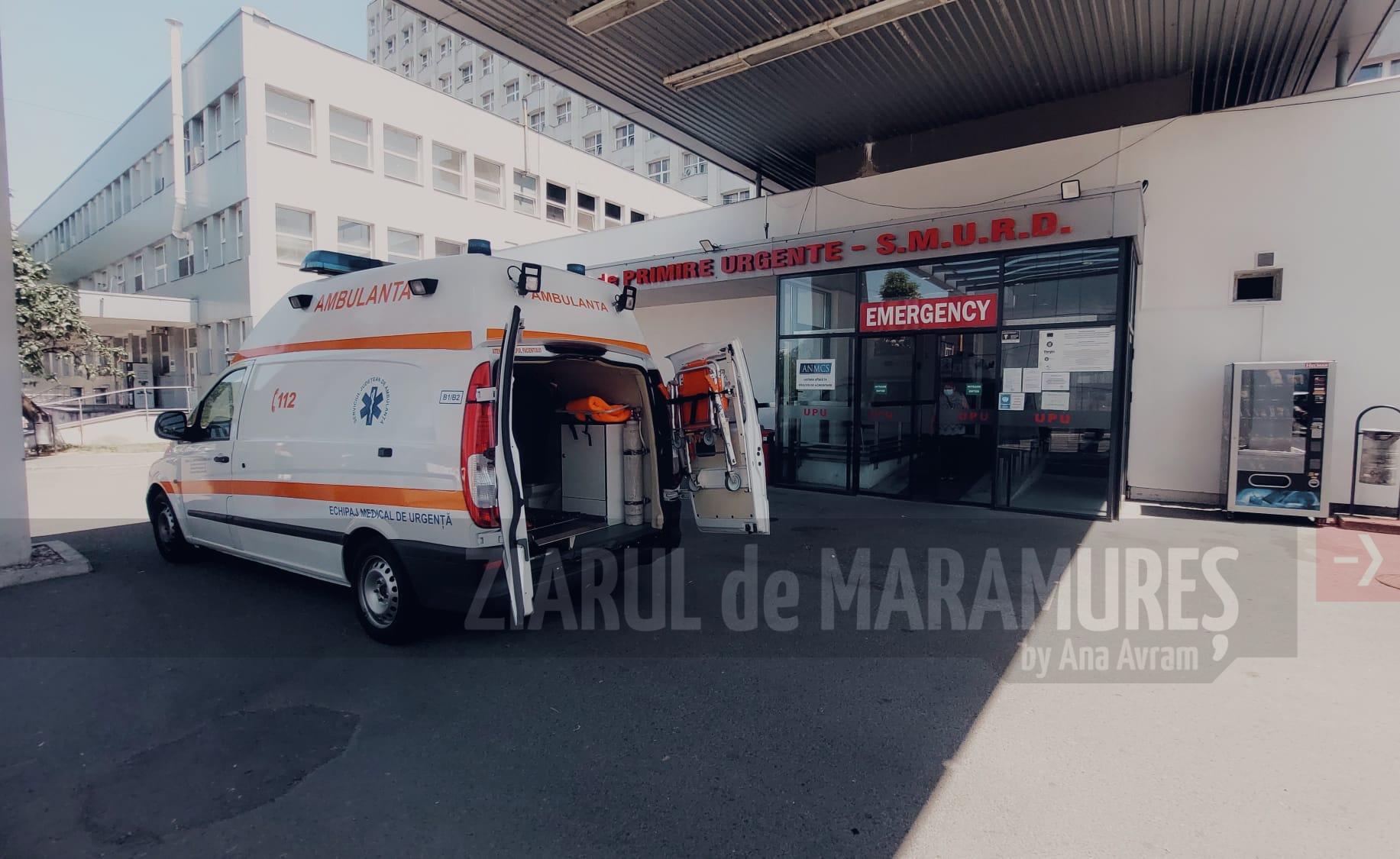 Un adolescent a ajuns la Spitalul de Urgență din Baia Mare în urma unui accident de circulație
