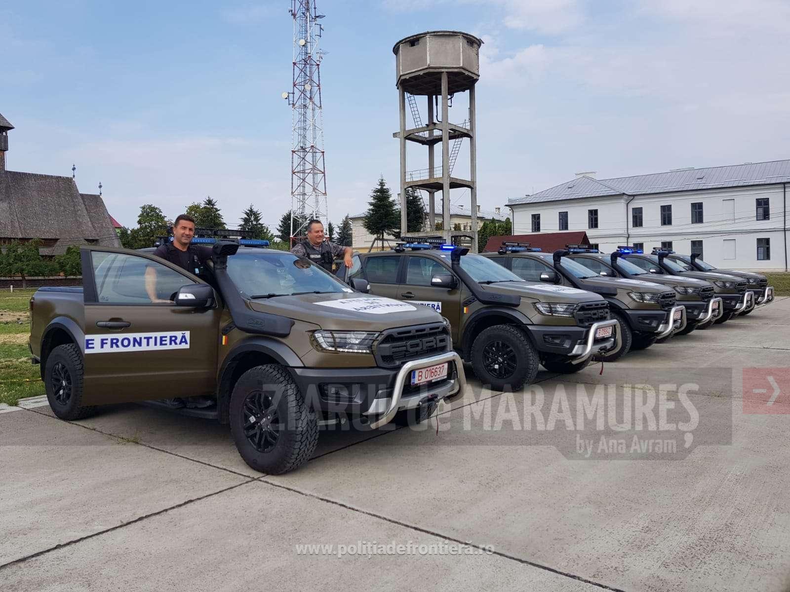 Șase autospeciale Ford Raptor au intrat în dotarea ITPF Sighetu Marmației