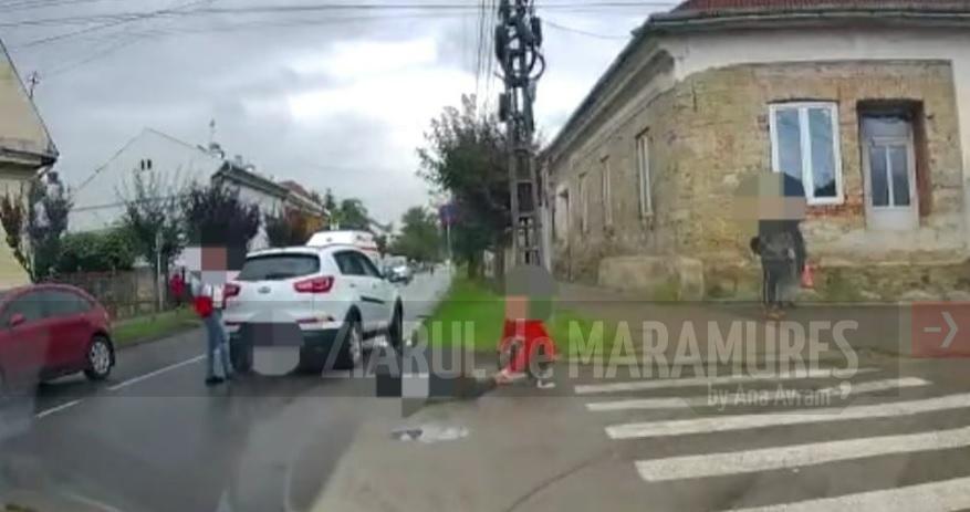 (FOTO)Localnic din Bârsana accidentat pe o trecere de pietoni din Sighetu Marmației