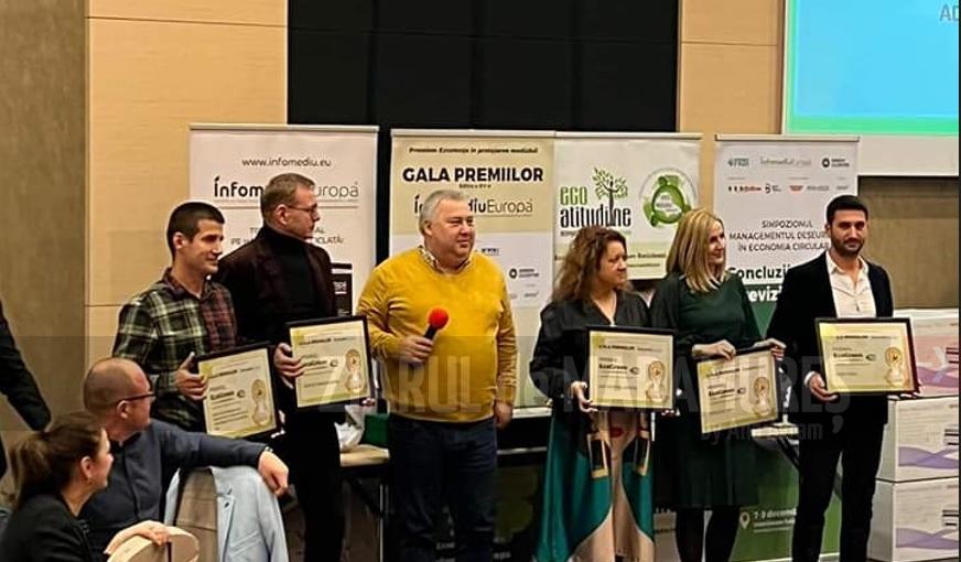 ADIGIDM Maramureș a fost premiată la Gala Premiilor revistei Info Mediu