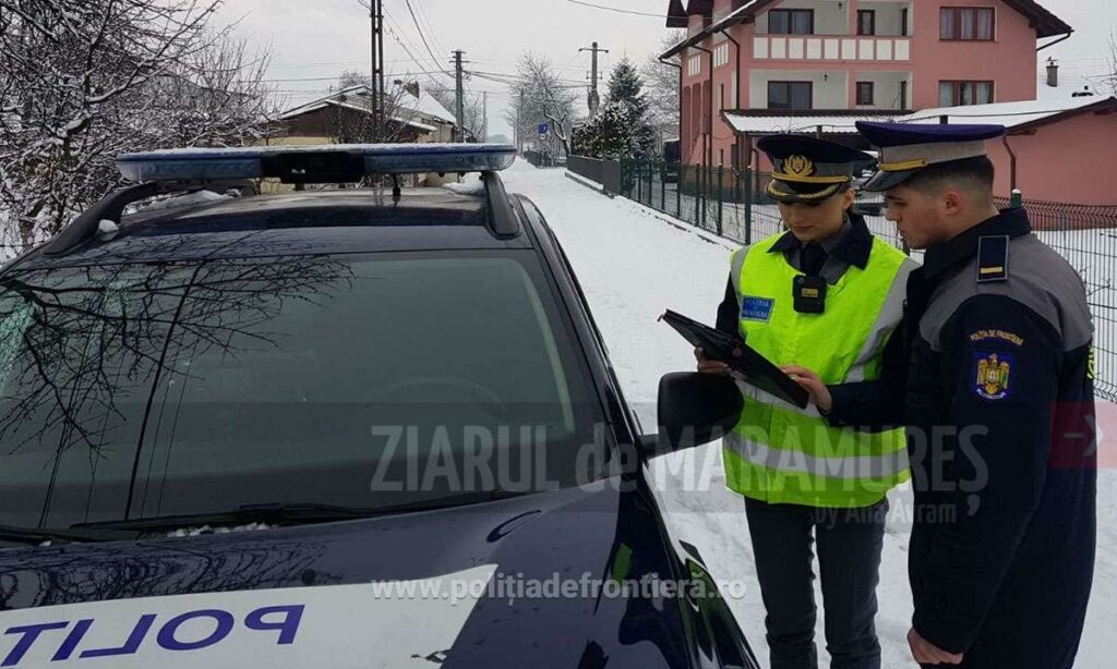 Clujean fără permis tras pe dreapta de polițiștii de frontieră din Vișeu de Sus