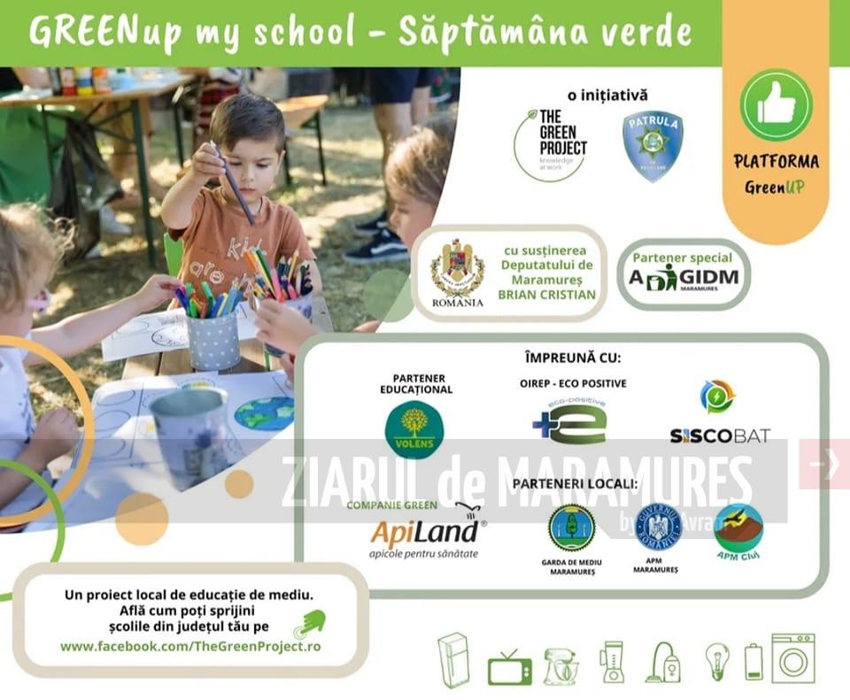 ADIGIDM Maramureș este partener activ în cadrul proiectului #GreenUpmyschool