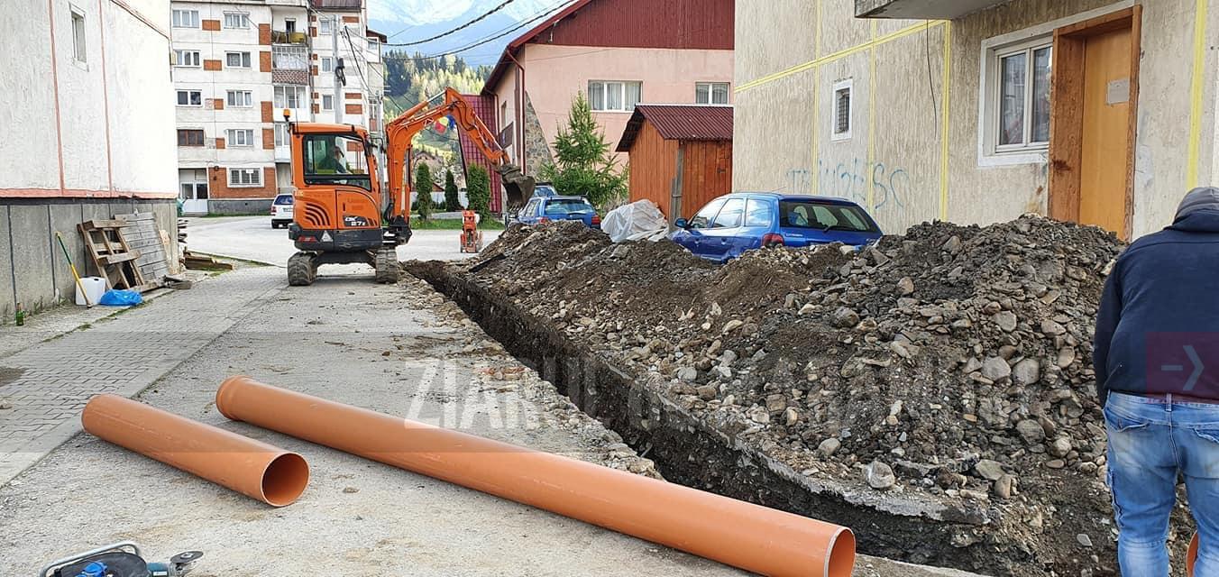Peste 1.800.000 euro pentru introducerea rețelei de canalizare în Cartierul Repedea din Borșa