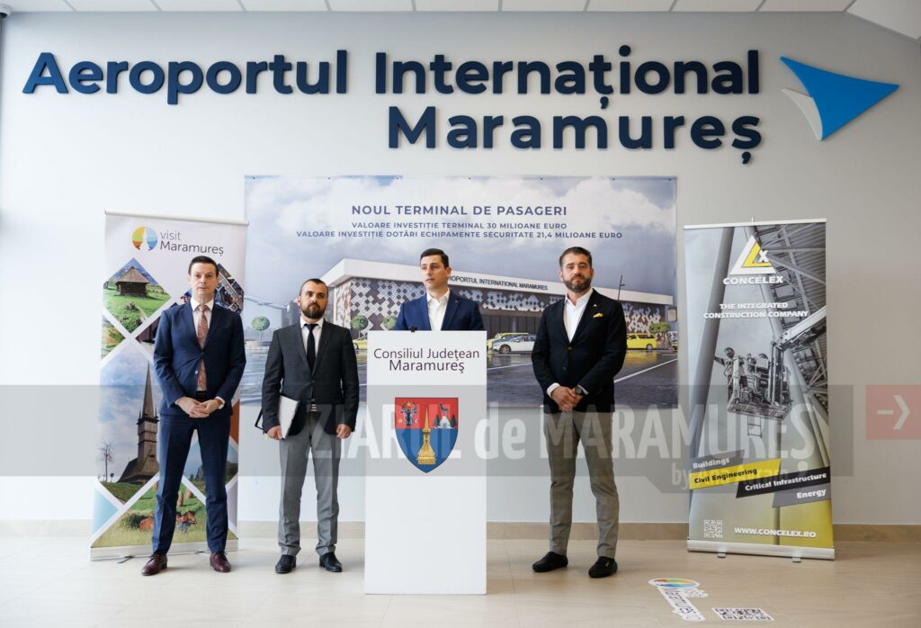 Ionel Bogdan: Avem semnat contractul pentru proiectarea și execuția lucrărilor la noul terminal al Aeroportului Maramureș