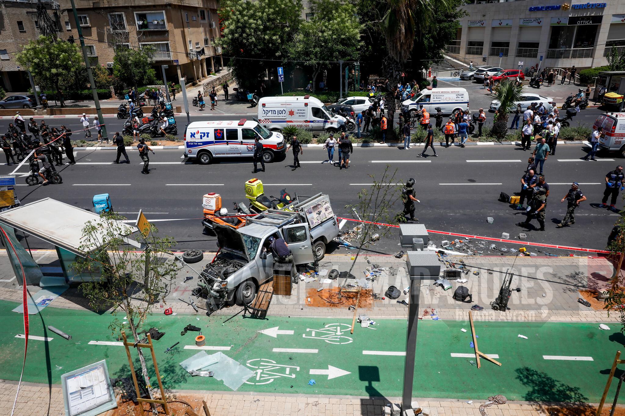 Atentat la Tel Aviv: Șapte răniţi, anunță AFP