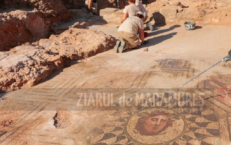 Un mozaic roman în stare excepţională, descoperit în Spania