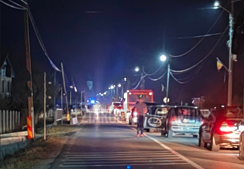 O atospecială a Poliției Maramureș a accidentat mortal un bărbat de 54 de ani