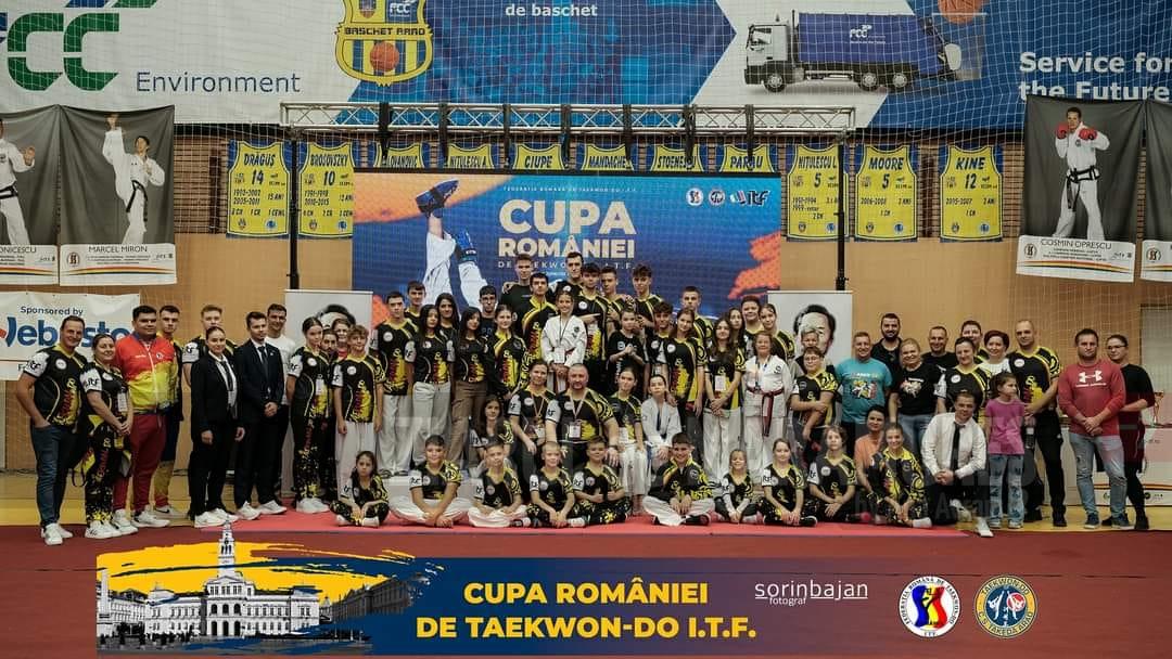 BM. 44 medalii obținute la Cupa României Taekwon-do ITF Arad 2023, de sportivii lui Dan Goron