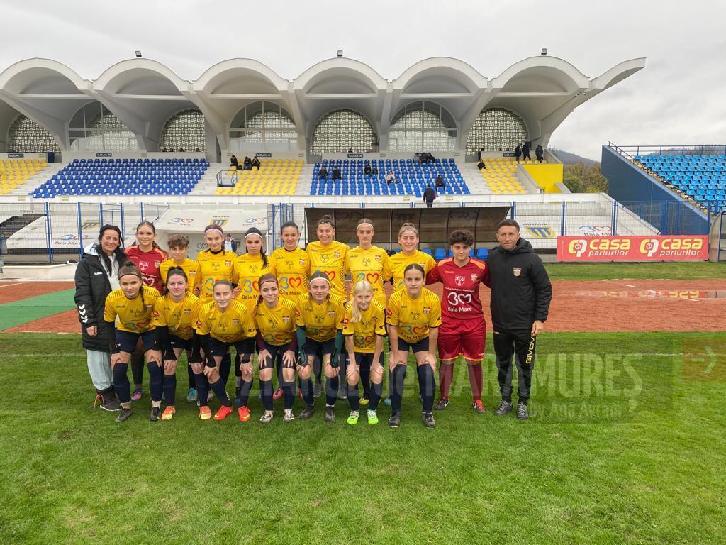 Victorie meritată impotriva unei candidate la promovare! Fotbal Feminin Baia Mare-AFC Hermannstadt 2-1 (0-0)
