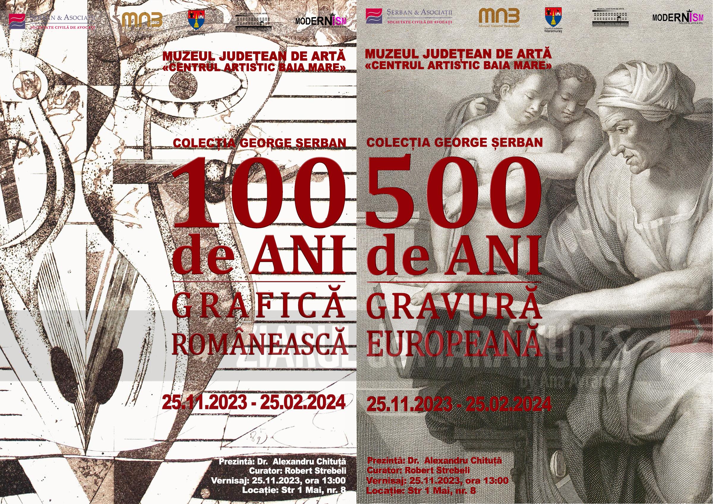 Vernisaj. 100 de Ani de Grafică Românească-500 de Ani de Gravură Europeană