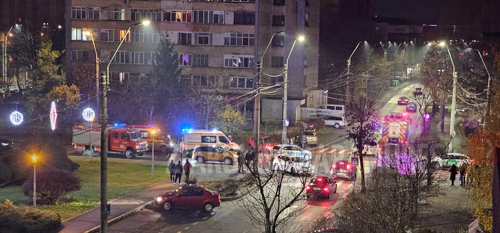 Două persoane transportate la spital în urma unui accident rutier produs pe B-dul Independenței din Baia Mare